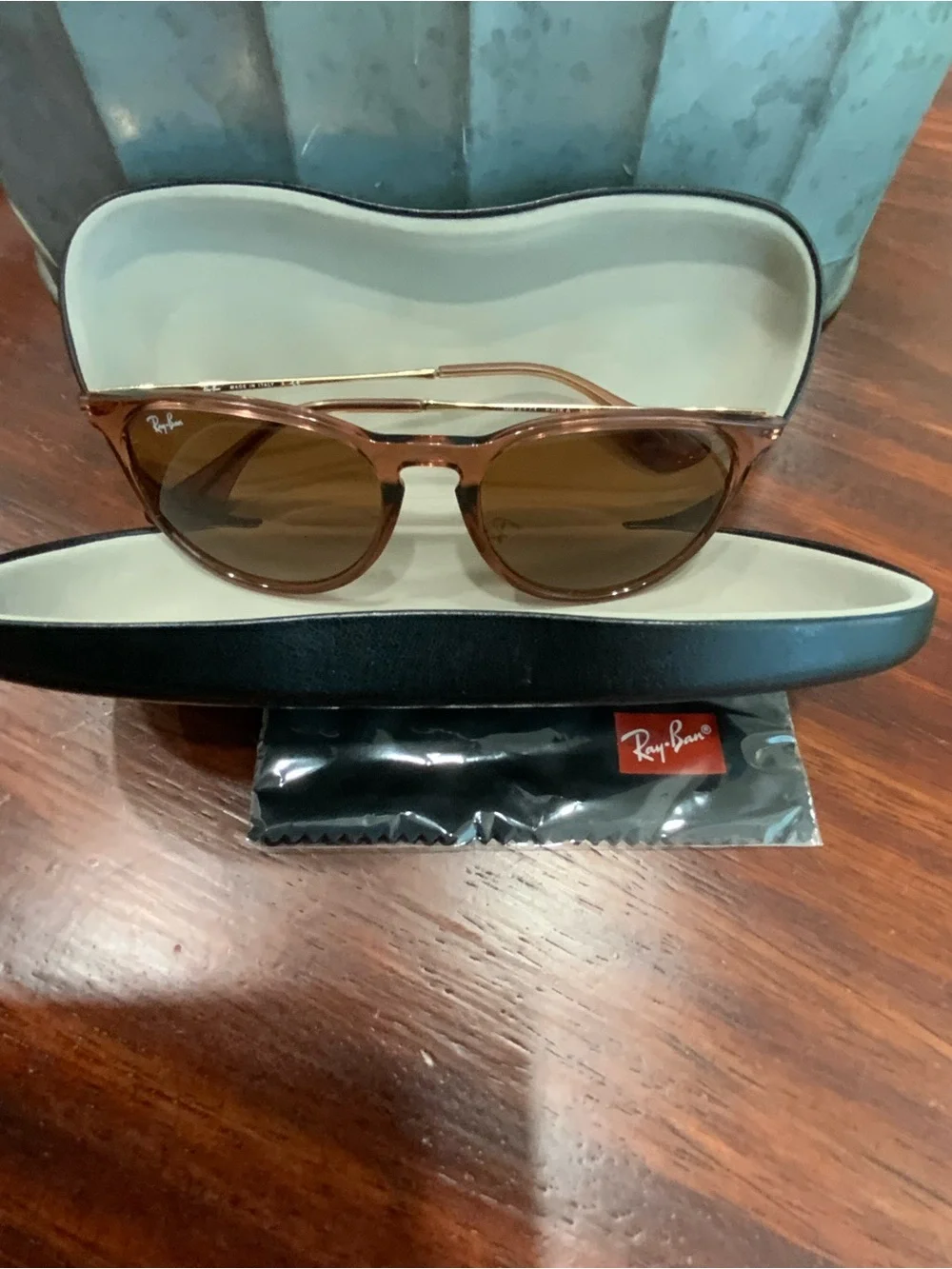 Ray-Ban Women's Tortoiseshell Sunglasses - Brown Lenses